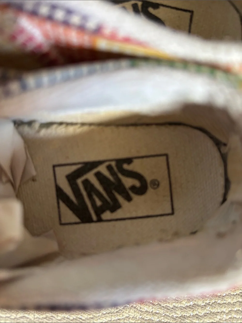 Vans Pride Rainbow Patchwork Classic Slip-On Sneakers Baby 5.5
